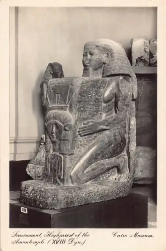 Ägypten Kairo Museum Laminaout Hohepriester von Amontempel XVIII Dyn Postkarte