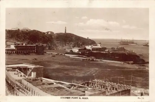 A613 Jemen Aden Steamer Point II RPPC Postkarte