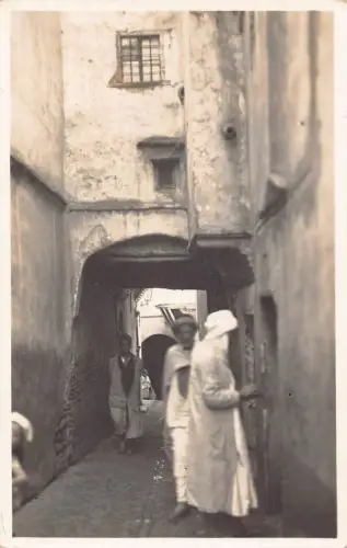 A616 Algerien Algier Alger 1927 Rue Karmot Street RPPC Vintage Postkarte