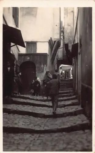 A617 Algerien Algier Alger 1927 Rue Porte Heuvre Straße RPPC Postkarte
