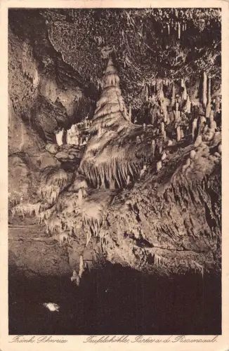 A627 Deutschland Fraenk Schweiz Teufelshiehle Parte ad Riesensaal Höhle Postkarte