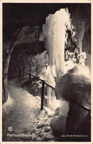 A627 Deutschland 1925 Partnachklamm Höhle Tropfstein RPPC Postkarte