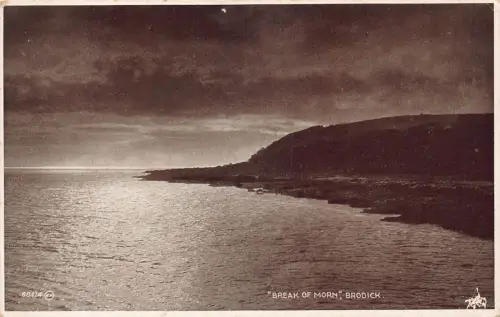 A636 Schottland Brodick Break of Morn Vintage Postkarte