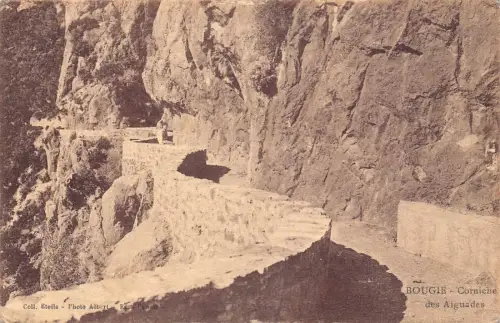 B013 Algerien Bougie Corniche des Aiguades Vintage Postkarte