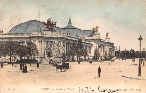 C092 Frankreich Paris Le Grand Palais 1905 Vintage Postkarte