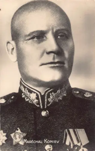 Russland Militärmarschall Iwan Konew Kommandant der Ukrainischen Front Postkarte B872