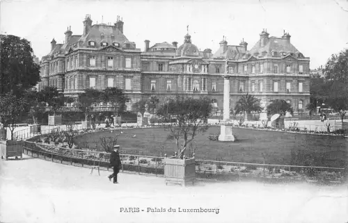 C093 Frankreich Paris Palais de Luxembourg Vintage Postkarte