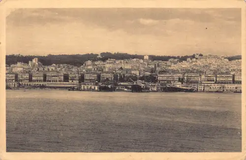 B012 Algerien Vue generale prise de Rade Algier Vintage Postkarte