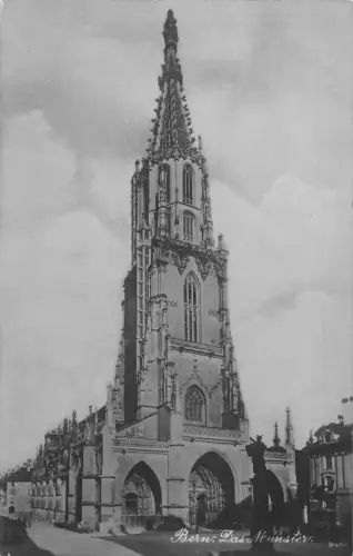 A645 Schweiz Bern Münster Dom Vintage Postkarte