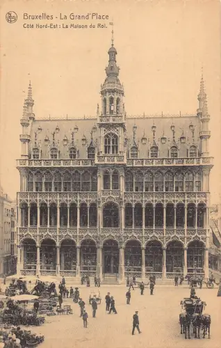 A646 Belgien Bruxelles Brüssel Grand Place Maison du Roi Postkarte