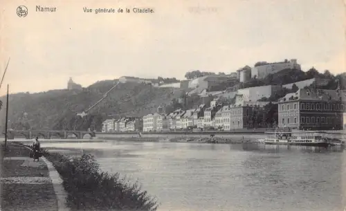 A648 Belgien Namur Gesamtansicht der Zitadelle Vintage Postkarte