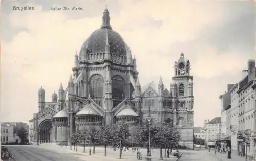 A648 Belgien Brüssel Bruxelles Eglise Ste Marie Kirche Postkarte