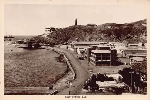 Yemen Aden Post Office Bay Vintage Postkarte C422