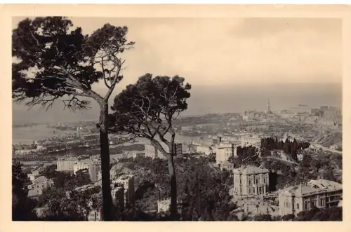 A649 Italien Genua Genua Panorama dal Righi Vintage Postkarte