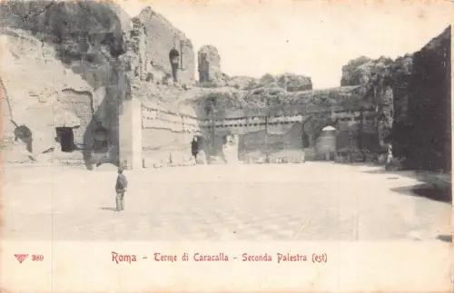 A649 Italien Rom Roma Terme di Caracalla Seconda Palestra Postkarte