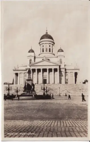 A664 Finnland Helsinki Helsingfors Kirche Vintage Postkarte