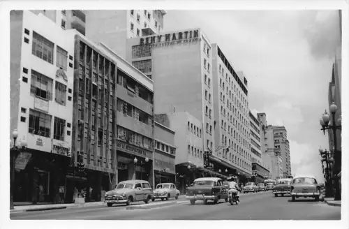 L476 Venezuela Caracas Avenida Urdaneta Autos Chevrolet Opel RPPC Postkarte