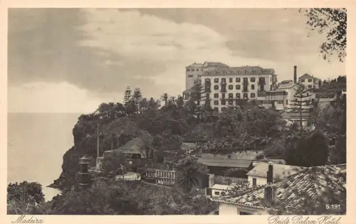 A710 Portugal Madeira Reids Palace Hotel Vintage Postkarte