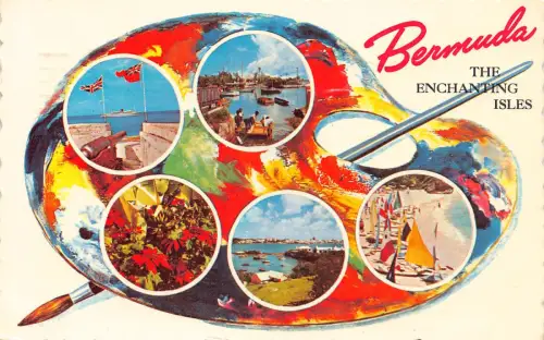 L478 Bermuda 1971 Die zauberhaften Inseln Postkarte