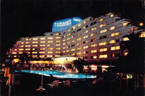 B027 Venezuela Caracas Piscina Hotel Tamanaco Schwimmbad Postkarte