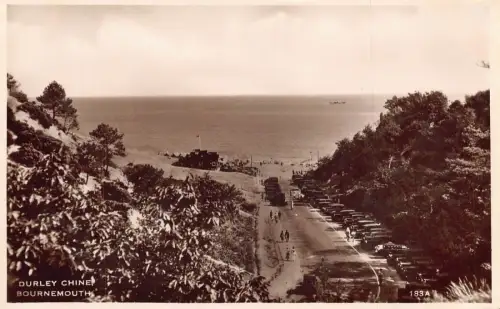 A741 England Durley Chine Bournemouth RPPC Vintage Postkarte