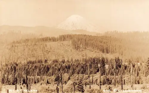 A756 US Washington Mount Saint Helens Volcano RPPC Vintage Postkarte