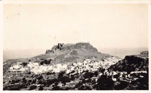 A762 Griechenland Rhodos Gesamtansicht RPPC Vintage Postkarte