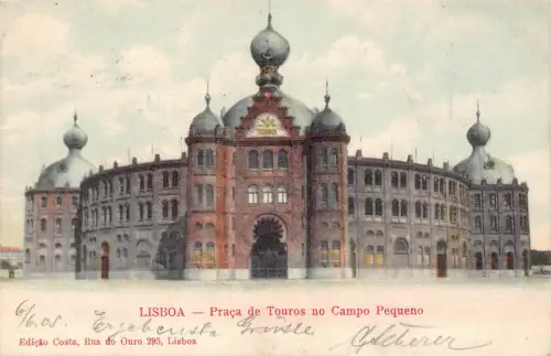 B488 Portugal 1905 Lissabon Lissabon Praca de Touros no Campo Pequeno Postkarte