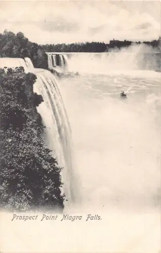 L388 US New York Prospect Point Niagarafälle Vintage Postkarte