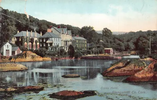 L385 Irland Eccles Hotel Glengarriff Co. Cork Vintage Postkarte
