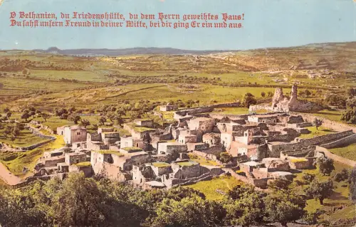 A181 Israel 1910 Bethanien Bethanien al-Eizariya Ruinen Gesamtansicht Postkarte
