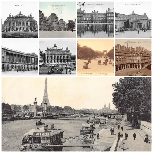 Frankreich Paris Lot 9 Postkarten L568