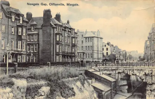 A784 England Margate Newgate Gap Bridge Cliftonville Vintage Postkarte