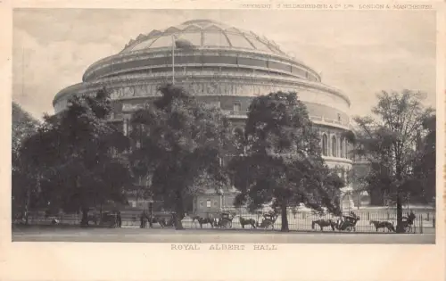 A787 England London Royal Albert Hall Vintage Postkarte
