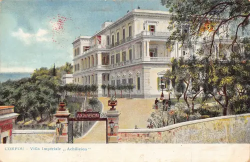 Griechenland Korfu Villa Imperiale Achilleion Korfu Postkarte B909