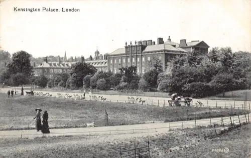 A787 England London Kensington Palace Vintage Postkarte