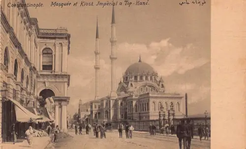B059 Türkei Konstantinopel Istanbul Moschee und Kiosk Kaiserlich Top Hane Postkarte