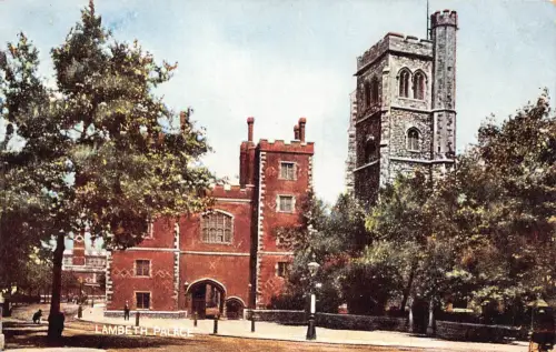 A788 England Lambeth Palace London Vintage Postkarte