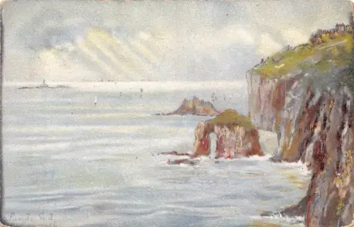 A788 England 1906 Land's End Penzance Vintage Postkarte