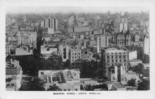 A815 Argentinien Buenos Aires Vista Parcial RPPC Vintage Postkarte
