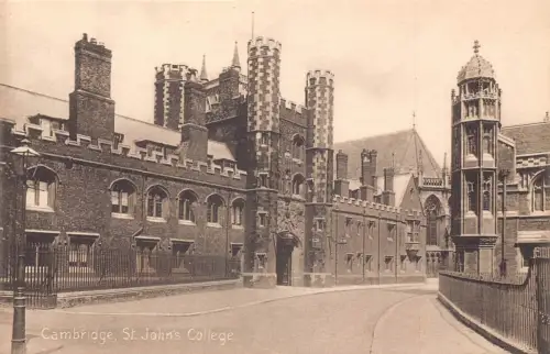 L246 England Cambridge St John's College Vintage Postkarte