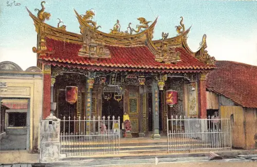 L282 Indonesien Niederländisch Ostindien Poo An Kiong Tempel Surakarta Postkarte