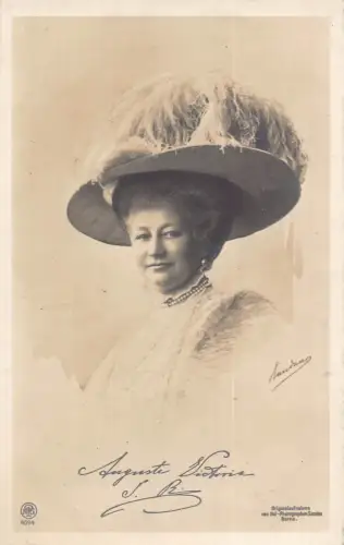 A019 Deutschland Prinzessin Augusta Viktoria de Schleswig-Holstein Postkarte