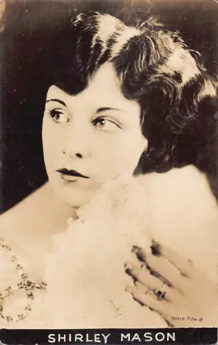 L284 Schauspielerin Shirley Mason 1921 Filmstar Vintage Postkarte