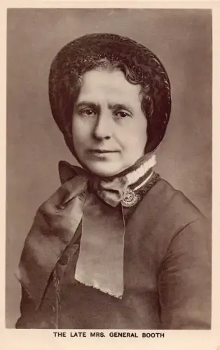 A830 Heilsarmee verstorbene Frau General Stand Portrait Vintage Postkarte