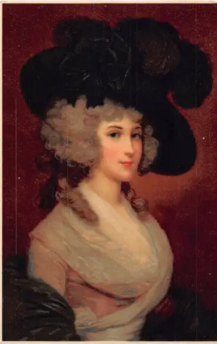 L532 Kunstportrait einer Dame Vintage Postkarte