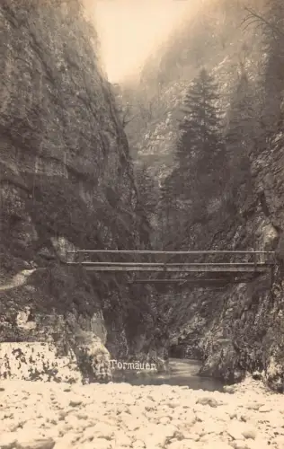 A192 Österreich Tormäuertal Brücke Fluss Vintage Postkarte