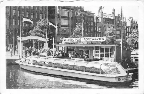 A206 Niederlande 1918 Reederij Plas Rondvaarten Kreuzfahrtschiff Werbe Postkarte