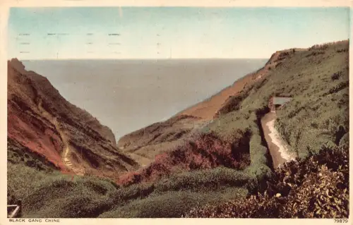 B126 England 1939 Black Gang Chine Vintage Postkarte