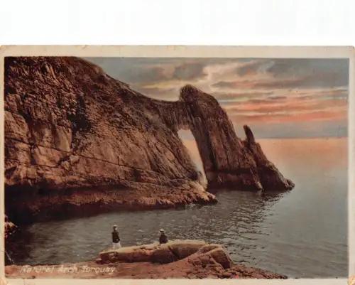 B116 England 1918 Naturbogen Torquay Vintage Postkarte